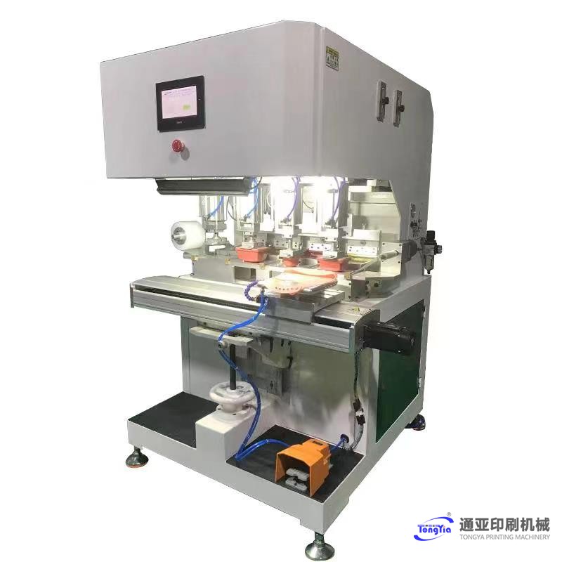 TY-150SD4SC伺服獨立膠頭四色穿梭移印機(jī)